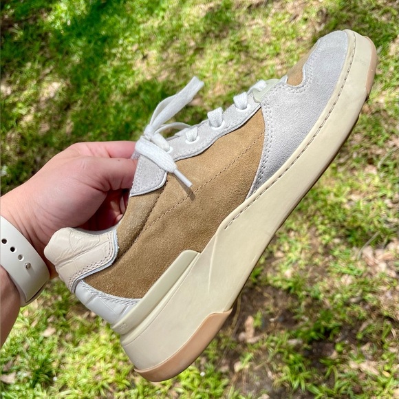 Veronica Beard Sneakers Suede Colorblock Women’s US 7.5 Designer Leather - Picture 11 of 16